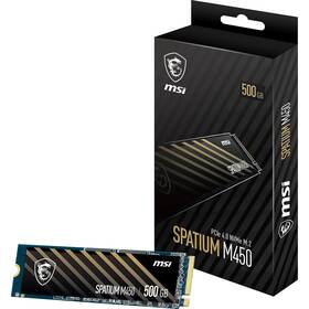 M450 Msi 313043489481 Spatium Pcie 4.0 Nvme M.2 500gb