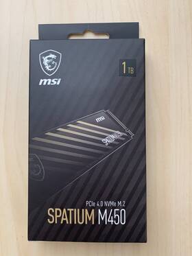 Sm450n1tb Msi Spatium M450 M.2 2280 1tb Pci-express 4.0 X4 Nvme 1.4 3d Nand Internal Soli