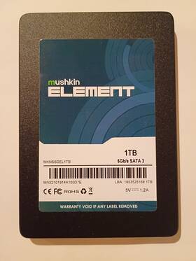 Mknssdel1tb Mushkin Element 1tb Sata Iii 2.5 In Solid State Drive- 907 Hours