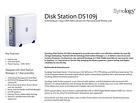 Ds-109j Nas Synology With 1 Tb Storage