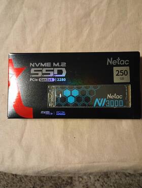 Ni3000 Netac 250gb Internal Ssd 2.5 Inch Sataiii M.2 Nvme Pcie3.0 4 Solid State Drive