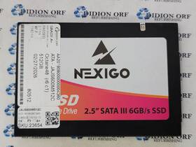 Jajs600m512c Nexigo 512gb 2.5 Inch Sata Ssd Grade A Sku 23654