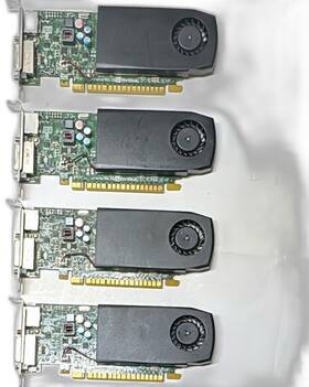 Gt630 Nvidia K600 Lot 4 Quadro 1gb Ddr3 Pcie Low Profile Graphics Cards