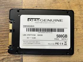 Dw500gb25 Oem Genuine 500 Gb Sata Iii 2.5 In 6gb/s Ssd