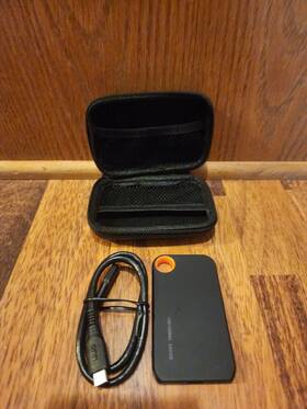2252b Onn Ultra-fast Portable Solid-state Drive 250gb Ssd With Case And Usb Cord
