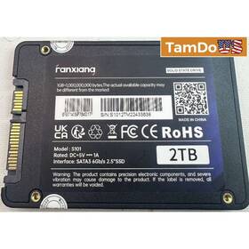 S101  Orico 942227102553 Ranxiang 2tb 2.5 Inch Sata3 Ssd 6gb/s 550mb/s Read 500mb/s Write Dc 5v 1a