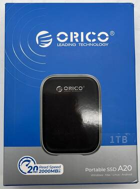 A20-1tb Orico Beetle Series A20 Black Usb-c 1tb Storage Portable Solid State Drive