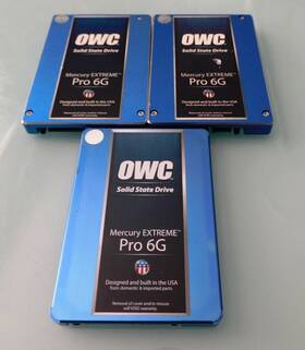 Owcs3d7p6g240 Other World Computing Lot Of 3 Owc Mercury Extreme Pro 6g/sec Ssd 240gb 2.5 Inch Laptop Drives
