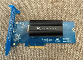 Owc 810586035576 Accelsior 1m2 Nvme M.2 Ssd To Pcie 4.0 Adapter Card Storage Solution