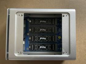 Owcus4exp4m2 Owc Express 4m2 Usb4 External Ssd Enclosure 16tb 4x4tb Lightly Used