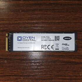 E18-8tbics6 Oyen Digital 8tb Nvme M.2 2280 Pcie 4.0 X4tlc Bics6 Ssd 7100 Mb/s