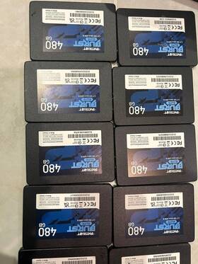 Pbe120gs25ssd10 Patriot Memory Burst Elite 480gb 2.5 Inch Sata3 6gb/s Ssd Pc/mac 10pack Lot