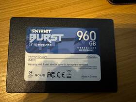 Pbe960gs25ssdr Patriot Memory Burst Elite 960gb 2.5 Inch Sata3 6gb/s Internal Solid State Drive For Pc/mac