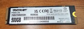 P400lp500gm28h Patriot P400 Lite M.2 Pcie Gen 4 X4 500gb Ssd Solid State Drive - P400lp500gm28