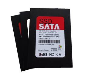 Lanssb128gtlc9-sac-2 Phison Lot Of 3 Tlc S10 Ssd Sata Iii 2.5 Inch 128gb 100% Health