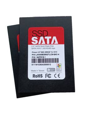 Lanssb256gtlc9-sac-4 Phison Lot Of 2 Tlc S10 Ssd Sata Iii 2.5 Inch 256gb 100% Health