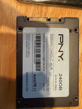Ssd2sc240g5lc709b121-512 Pny Ssd9sc240glc-xlr 240gb Sata Iii