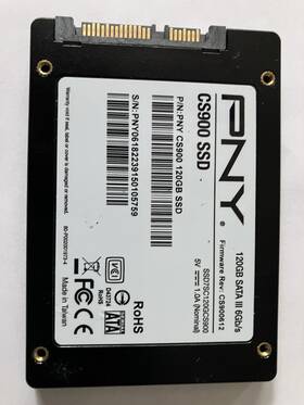 Ssd7sc120gc-cs900 Pny Cs900 120gb Sata Iii 2.5 Inch Internal Ssd S.m.a.r.t. Ncq Trim Gpl Black