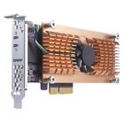 22110-2280 Qm2-2p Qnap Dual Pcie Ssd Ex 0885022013340