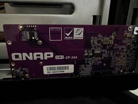 Qm2-2p-344 Qnap Dual M.2 22110 / 2280 Pcie Gen3 X4 Nvme Ssd Expansion Card