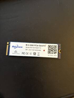 Rs1d0tssd710 Rayson 1tb Ssd Storage- Pcie Gen4x4 Nvme M.2 2280
