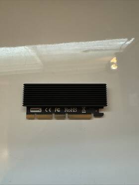 Sabrent 840025214163 Nvme M.2 Ssd To Pcie X16/x8/x4 Card With Aluminum Heat Sink Ec-pcie