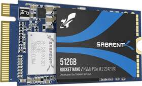 Sb-1342-512 Sabrent 512 Gb Rocket Nvme Pcie M.2 2242 Dram-less Low Power