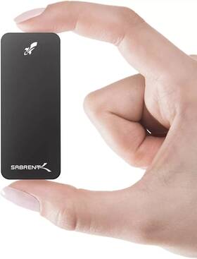 Sb-2tb-nano-blk Sabrent Rocket Nano 2tb Ssd High-speed Usb-c Bare Drive