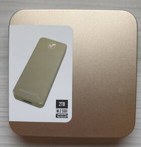 Sb-2tb-nano-gld Sabrent Rocket Nano 2 Tb External Aluminum Ssd Upto 1000mb/s