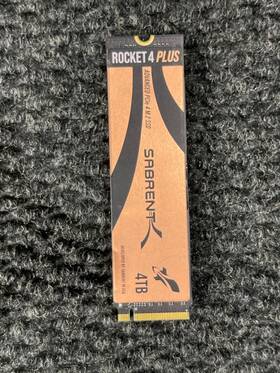 Sb-rkt4p-4tb Sabrent 4tb Rocket 4 Plus Nvme 4.0 Gen4 Pcie M.2 Internal Ssd Extreme Performanc