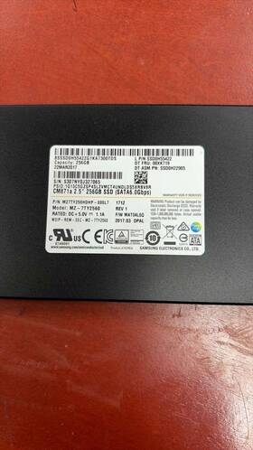 Ssd0h22905 Samsung 2n8j2 0xk719 256gb 6gbps Sata 2.5ftft Solid State Drive
