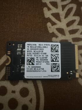 Mzal4512hblu-00bll Samsung 5ss0w79559 Pm981 512gb Laptop Ssd Solid State Drive