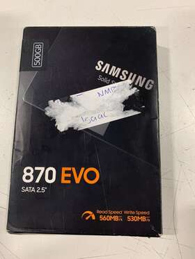 Hbs-870evo-500gb Samsung 870 Evo 500gb 2.5 Inch Sata3 6gb Ssd Solid State Drive Mz-77e500bw
