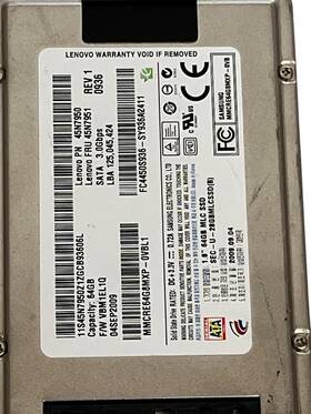 Mmcre64g8mxp-0vbl1 Samsung 1.8-inch 64gb Mlc Sata Solid State Drive Ssd
