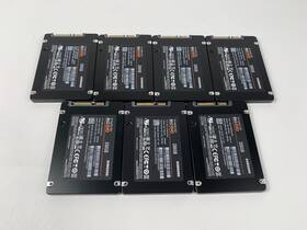 Ms-76e250 Samsung Lot Of 7 860 Evo Ssd Black - Good Condition