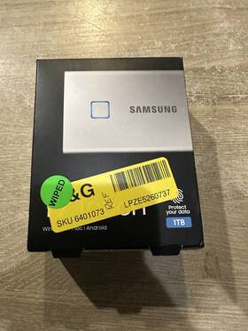 Mu-pc1t0s Samsung Mu-pc1t0s/ww T7 Touch External Ssd 1tb Usb Gen 2 With Hardware Encryption