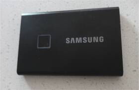 Mu-pc2tok Samsung T7 Touch 2tb Portable External Ssd Black Open Box 100% Good Health