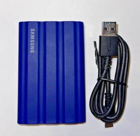 Mu-pe1t0r Samsung Mu-pe1t0r/am T7 Shield 1tb Usb 3.2 Gen 2 Type-c External Ssd - Blue