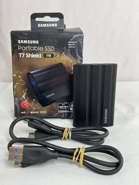 Mu-pe1t0s Samsung Black T7 Shield Usb 3.2 Portable Solid State Drive 1tb