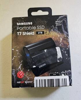 Mu-pe2t0s Samsung T7 Shield 2tb Usb 3.2 Gen 2 External Ssd 100% Health With Box