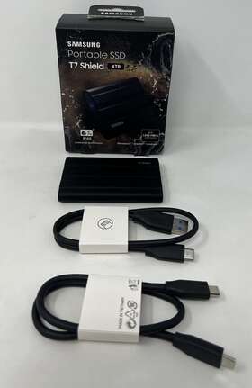 Mu-pe4t0s Samsung Mu-pe4t0s/am T7 Shield 4tb External Usb 3.2 Gen 2 Rugged Ssd Ip65 Water Resistant