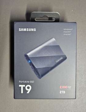Mu-pg2t0b Samsung Mu-pg2t0b/am New T9 Portable Ssd 2tb Usb 3.2 Gen 2x2 Black