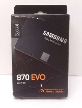 Mz-77e500b-am Samsung 870 Evo 500gb 2.5 Inch Sata Iii Internal Ssd Mz-77e500b/am