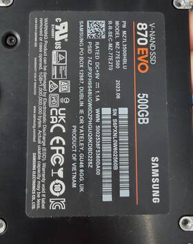 Mz-77e500bw Samsung 4 - Pack Evo 870 500gb Sata 2.5 Fully Tested Used