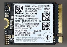 Mz9lq128hbhq-000d1 Samsung Mz-9lq128a 128gb Pm991 Ssd M.2 Nvme 0cnym8