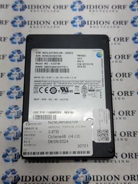 Mz-ils3t80 Samsung 3.8tb 2.5 Inch Sas Ssd Grade A Sku 11811