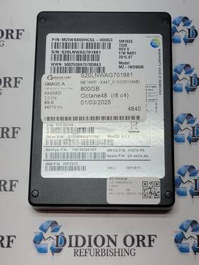 Mz-iws960b Samsung 800gb 2.5 Inch Sas Server Ssd Grade A Sku 14719