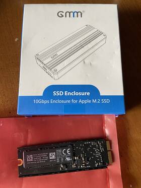 Mz-jpv2565 Samsung Apple Ssd 256gb For 2013 Mac Pro With M.2 Enclosure