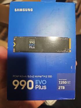 Mz-v9s2t0b Samsung Mz-v9s2t0b/am New 990 Evo Plus Ssd 2tb Pcie Gen 4x4 5x2 M.2 2280
