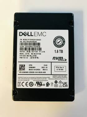 Mz-wlr1t60 Samsung Dell 1.6tb Pcie Nvme 2.5 Inch Solid State Drive Ssd
